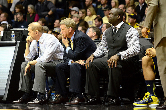 John Beilein, Jeff Meyer, and Bacari Alexander