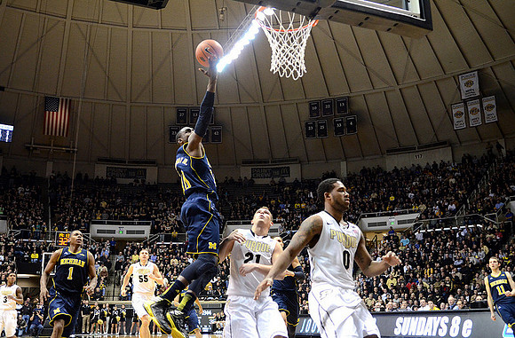 Glenn Robinson III (1), Tim Hardaway Jr. (10), and Nik Stauskas (11)