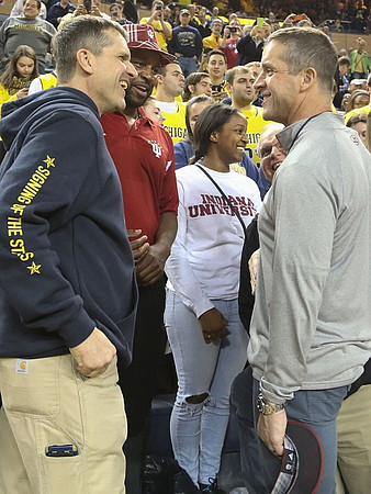 Jim Harbaugh and John Harbaugh