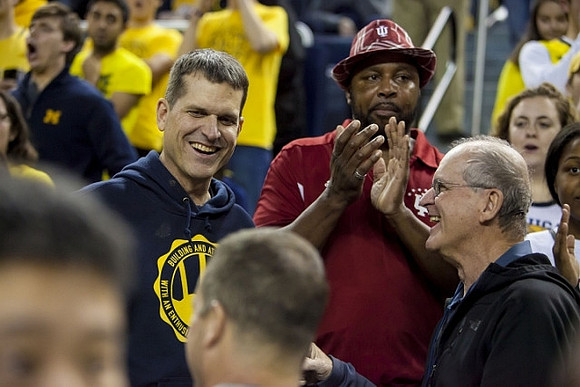 Jim Harbaugh and Jack Harbaugh