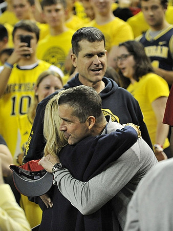 Jim Harbaugh and John Harbaugh