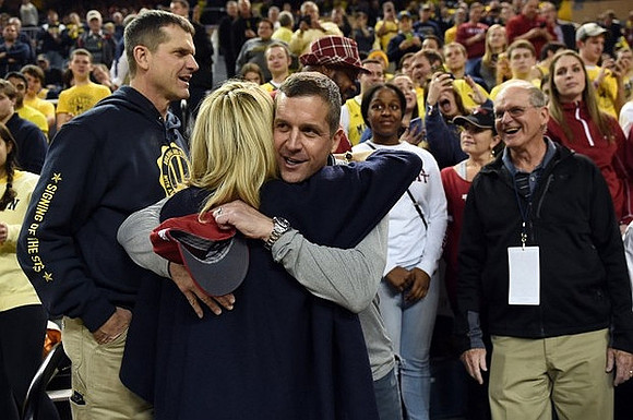 Jim Harbaugh, John Harbaugh, and Jack Harbaugh
