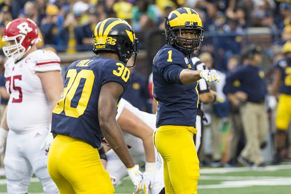 Daxton Hill (30) and Ambry Thomas (1)