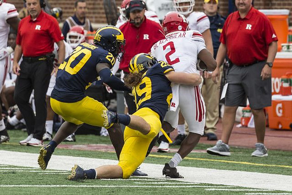 Brad Hawkins (20) and Jordan Glasgow (29)