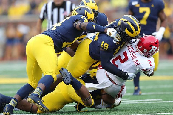 Josh Metellus (14) and Kwity Paye (19)