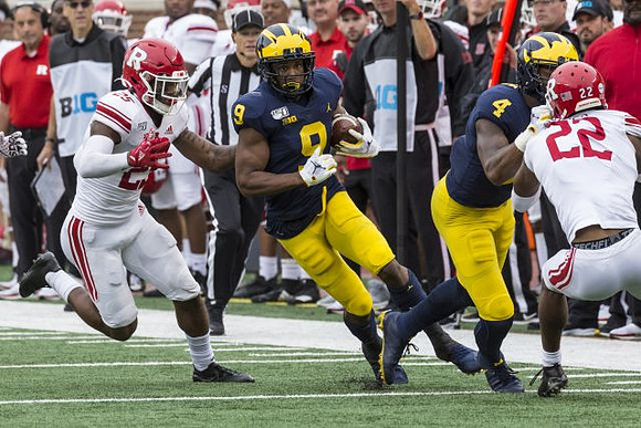 Donovan Peoples-Jones (9) and Nico Collins (4)
