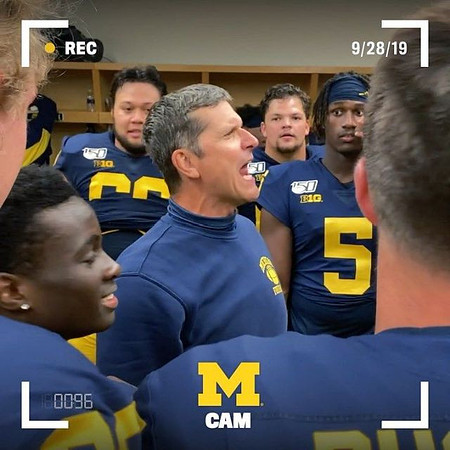 Jim Harbaugh and Michigan Team