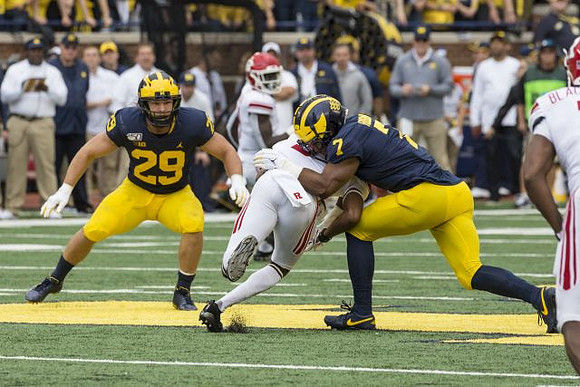 Jordan Glasgow (29) and Khaleke Hudson (7)