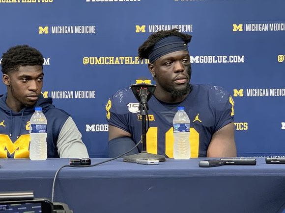 Brad Hawkins (20) and Kwity Paye (19)