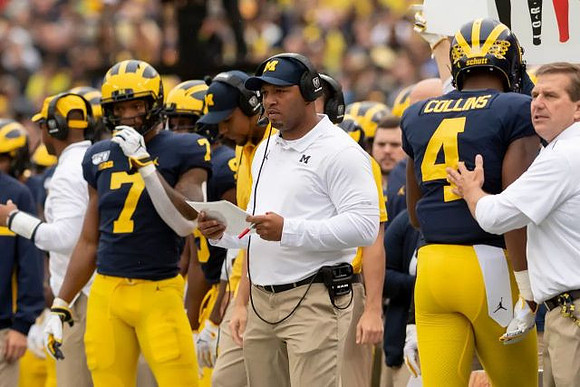 Tarik Black (7), Josh Gattis, and Nico Collins (4)