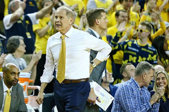 Saddi Washington, John Beilein, and Luke Yaklich