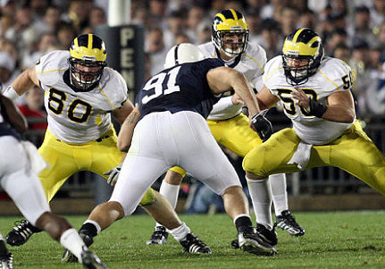 David Moosman (60), Nick Sheridan (8), and David Molk (50)