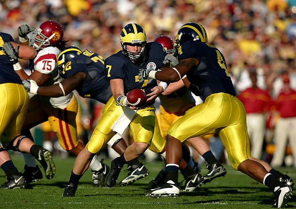 Rueben Riley Jr., Chad Henne, and Brandon Minor