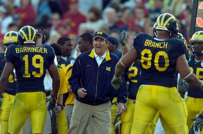 Willis Barringer, Lloyd Carr, and Alan Branch
