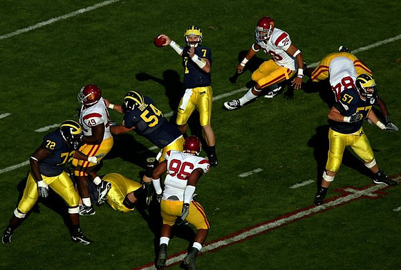 Rueben Riley Jr., Mark Bihl, Chad Henne, and Adam Kraus