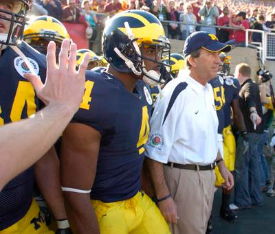 Darnell Hood and Lloyd Carr