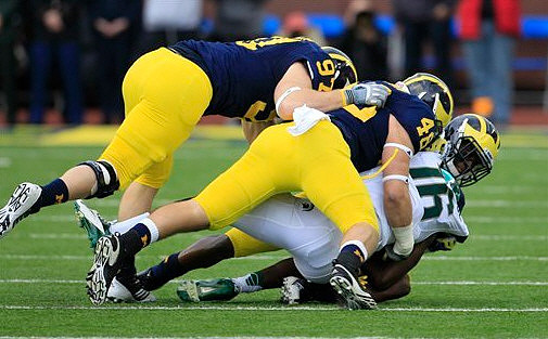 Brennen Beyer (97) and Desmond Morgan (48)