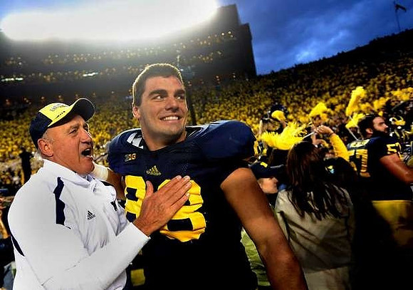 Greg Mattison, Craig Roh (88), and Elliott Mealer (57)