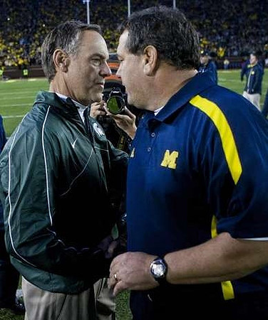 Mark Dantonio and Brady Hoke