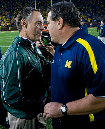 Mark Dantonio and Brady Hoke