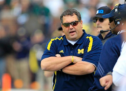 Brady Hoke and Fred Jackson