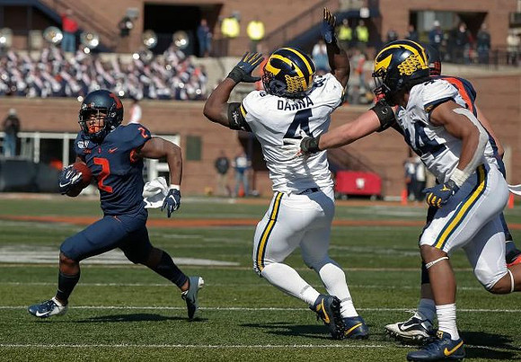 Michael Danna (4) and Cameron McGrone (44)