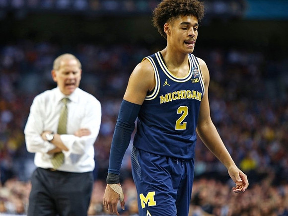 John Beilein and Jordan Poole (2)