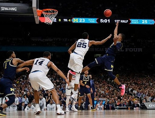 Charles Matthews (1), Muhammad-Ali Abdur-Rahkman (12), and Isaiah Livers (4)