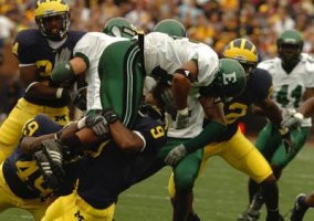 Anton Campbell (9) and John Thompson (49)