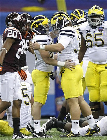 Michael Schofield (75), Drew Dileo (26), Brendan Gibbons (34), William Campbell (73), and Patrick Omameh (65)