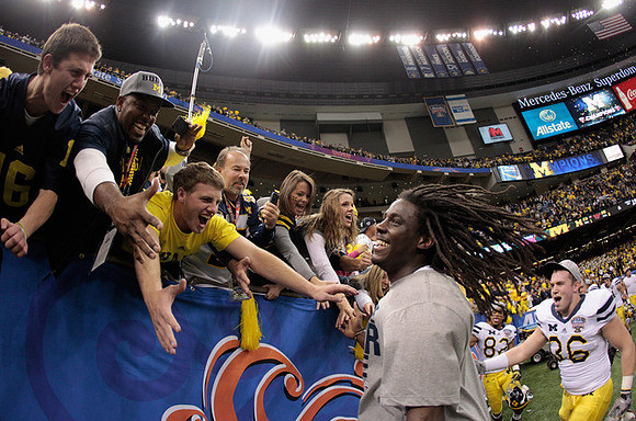 Denard Robinson (16), Joe Kerridge (36), and Terrence Robinson (82)