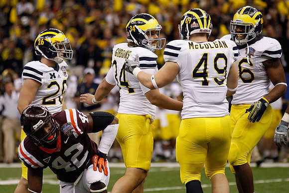 Drew Dileo (26), Brendan Gibbons (34), John McColgan (49), and Kevin Koger (86)