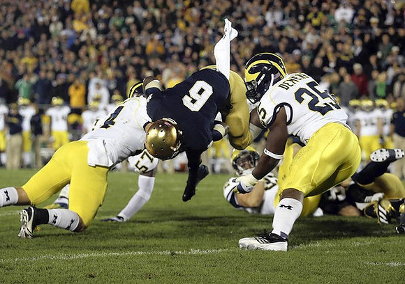 Desmond Morgan (44), Frank Clark (57), Kenny Demens (25), and Jordan Kovacs (32)