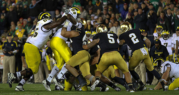 Patrick Omameh (65), A.J. Williams (84), and Mike Kwiatkowski (81)