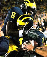 Jason Avant (8) and Braylon Edwards (1)