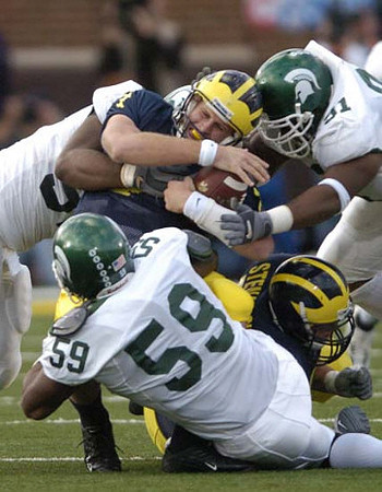 Chad Henne (7) and Adam Stenavich (79)