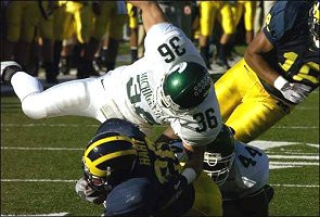 Michael Hart (20) and Jermaine Gonzales (18)