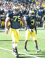 David Baas (75) and Marlin Jackson (3)