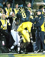 Braylon Edwards (1) and Jason Avant (8)