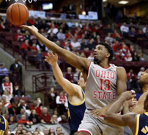 Mark Donnal (34) and Zak Irvin (21)