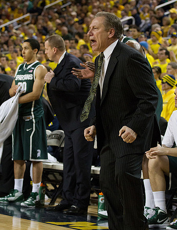 Michigan State Head Coach Tom Izzo