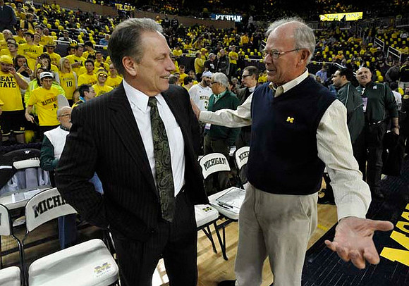 Michigan State Head Coach Tom Izzo