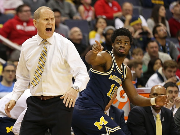 John Beilein and Derrick Walton Jr. (10)