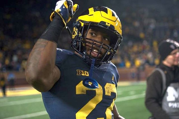 Karan Higdon (22)