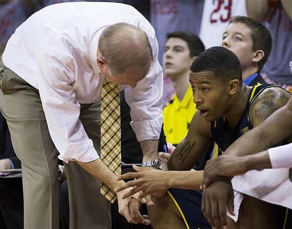 John Beilein and Trey Burke (3)