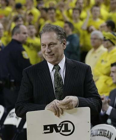 Michigan State Head Coach Tom Izzo