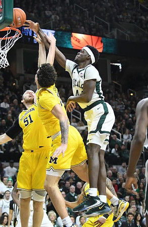 Austin Davis (51) and Brandon Johns Jr. (23)