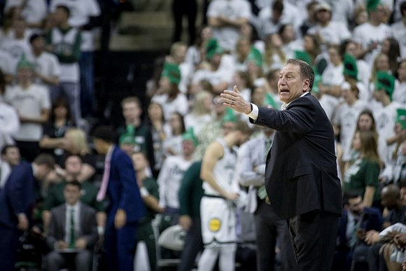 Michigan State Head Coach Tom Izzo