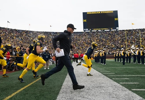 Jim Harbaugh and Michigan Team