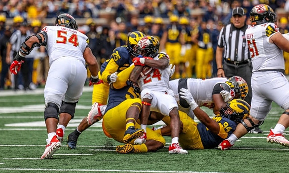 Junior Colson (25), Mazi Smith (58), and Kris Jenkins (94)